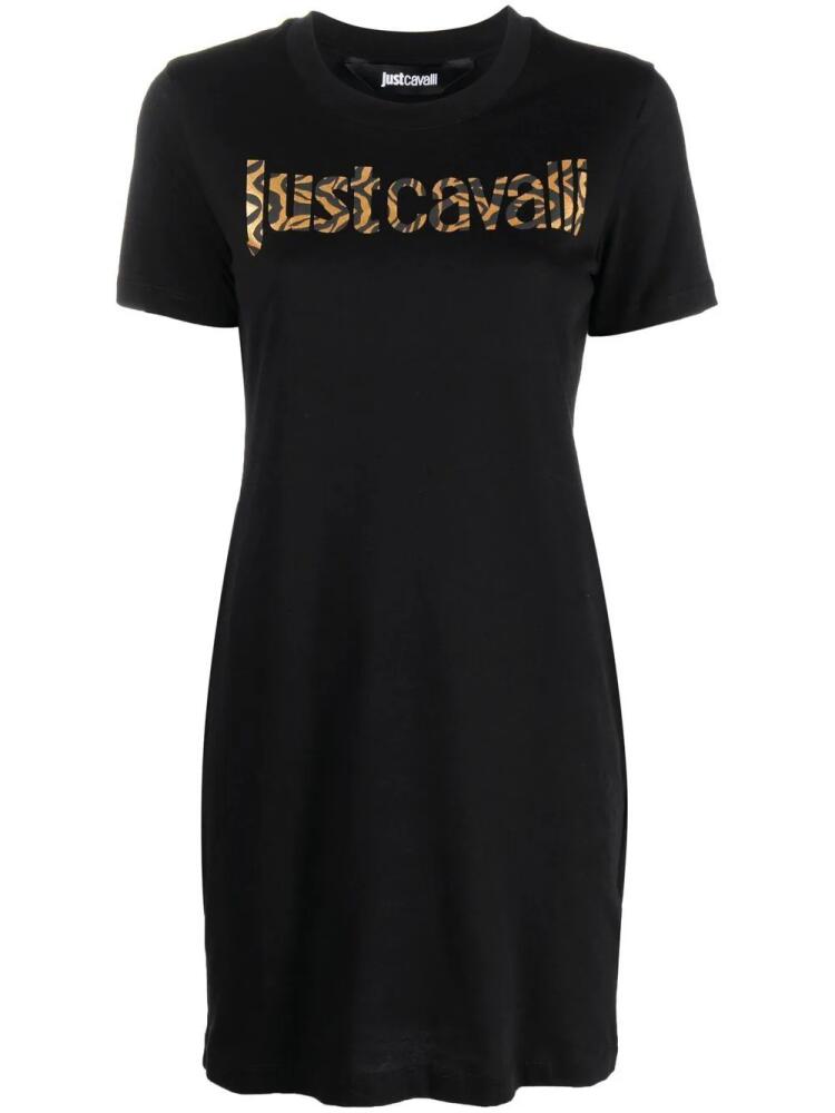 Just Cavalli logo-print T-shirt - Black Cover