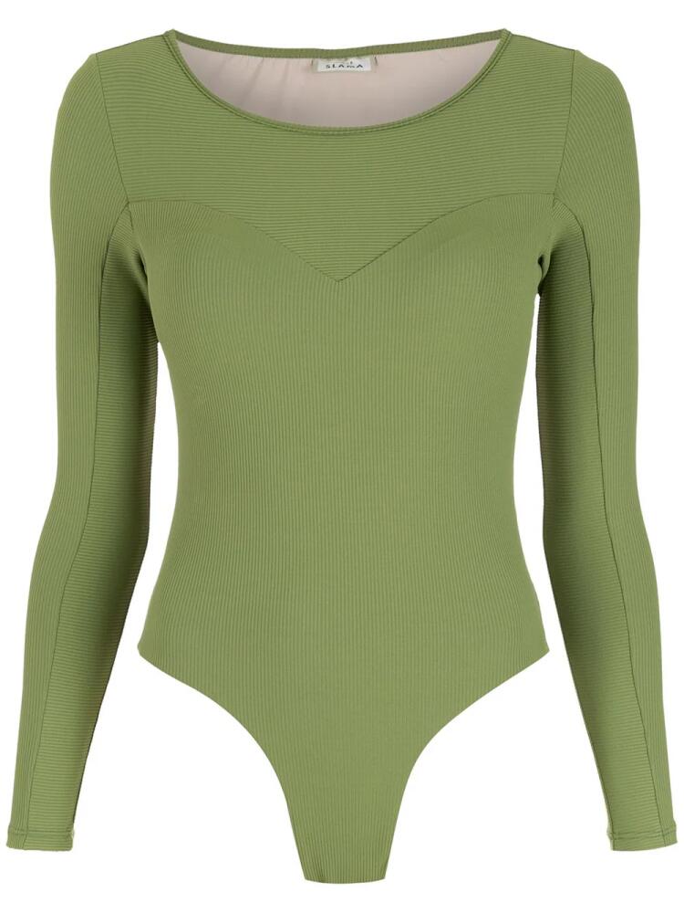 Amir Slama long sleeves bodysuit - Green Cover