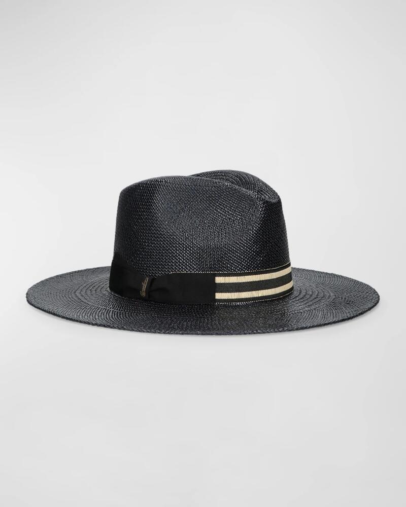 Borsalino Andrea Straw Large Brim Hat Cover