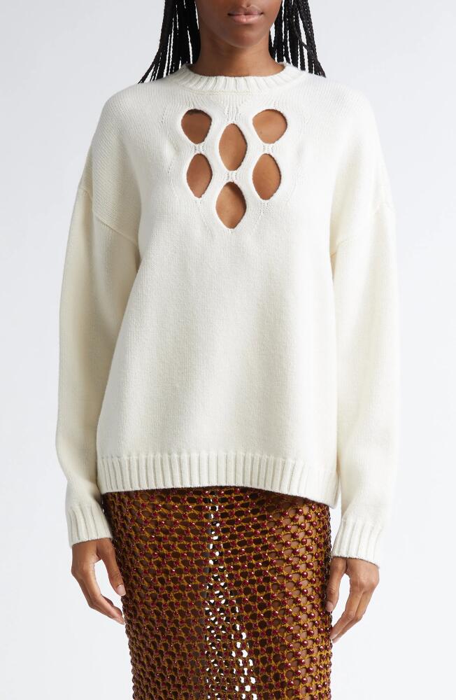 Diotima Linstead Wool Blend Sweater in White Cover