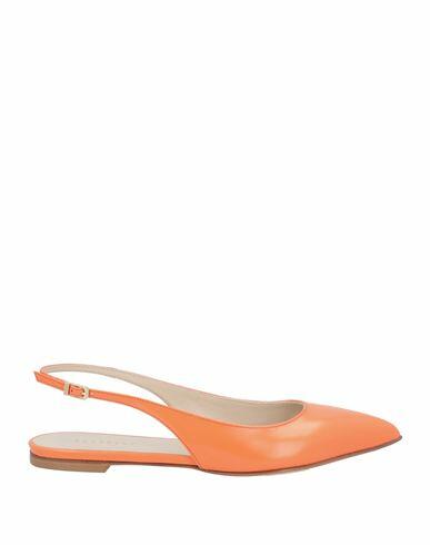 Fratelli Rossetti Woman Ballet flats Orange Leather Cover