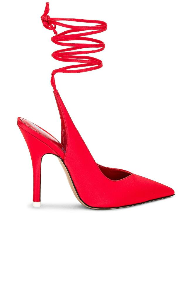 THE ATTICO Venus Slingback In Red in Red Cover