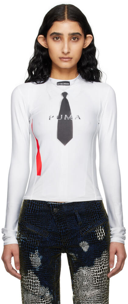 Ottolinger White PUMA Edition Long Sleeve T-Shirt Cover