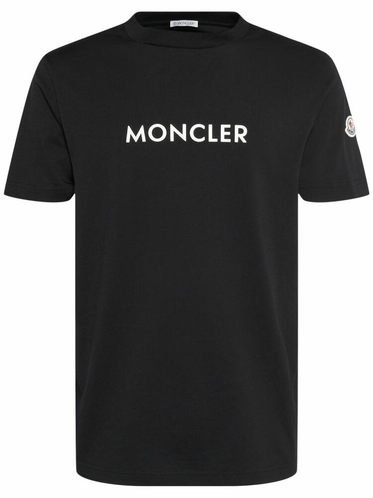 MONCLER Logo Cotton Jersey T-shirt Cover