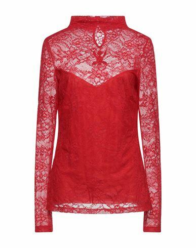 Patrizia Pepe Sera Woman Top Red Polyamide, Elastane, Cotton, Polyester, Viscose Cover