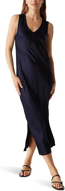 Michael Stars Randi V-Neck Midi (Nocturnal) Women's Dress Cover