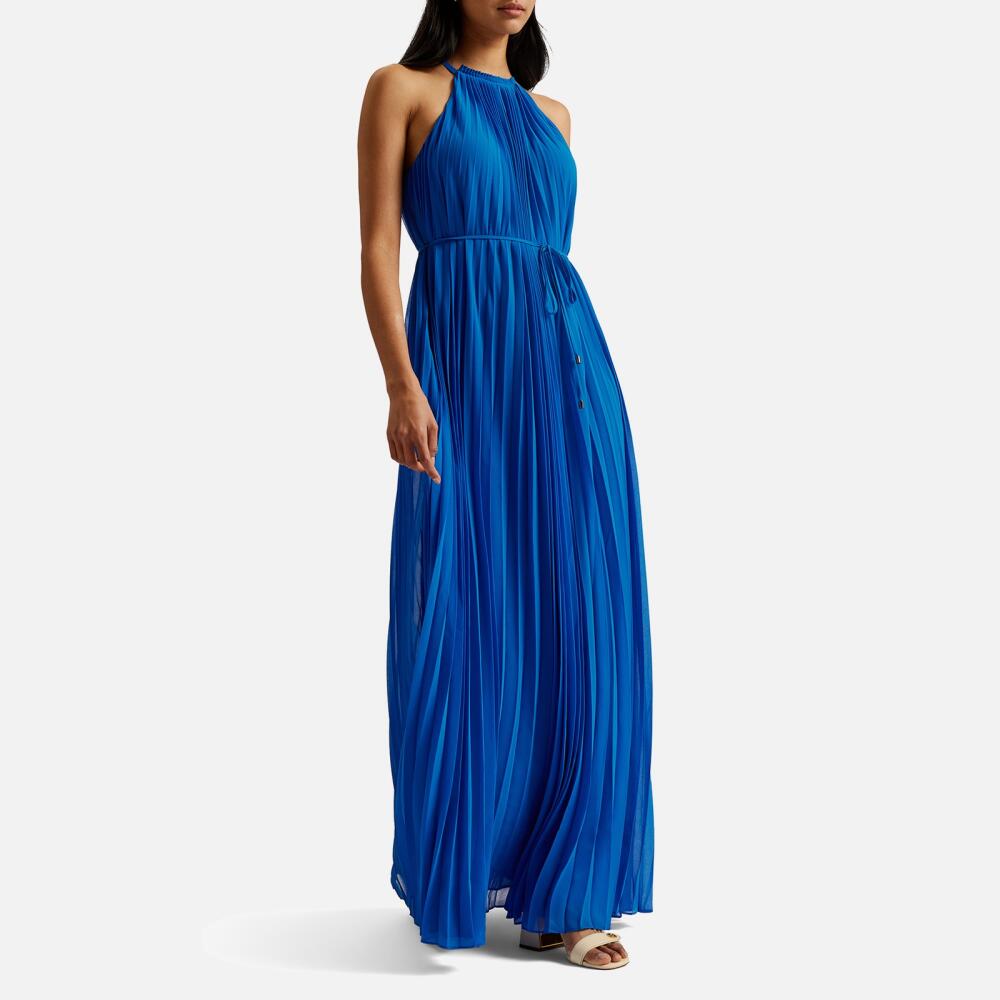 Ted Baker Helyos Pleated Chiffon Midi Dress Cover