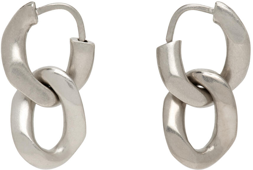 Maison Margiela Silver Gourmette Collection Earrings Cover