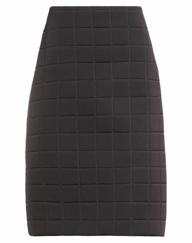 Bottega Veneta Woman Midi skirt Dark brown Polyamide, Elastane Cover