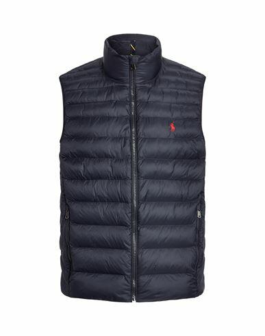 Polo Ralph Lauren Packable Quilted Vest Man Puffer Midnight blue Recycled nylon Cover