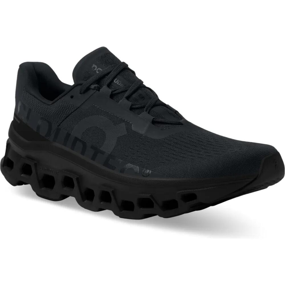 Cloudmonster Running Shoe in All Black Cover