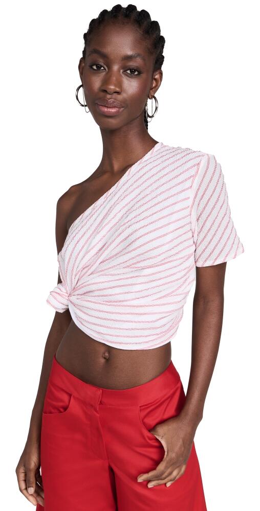 Rosie Assoulin One Armed Bandit Top Red Stripe Cover