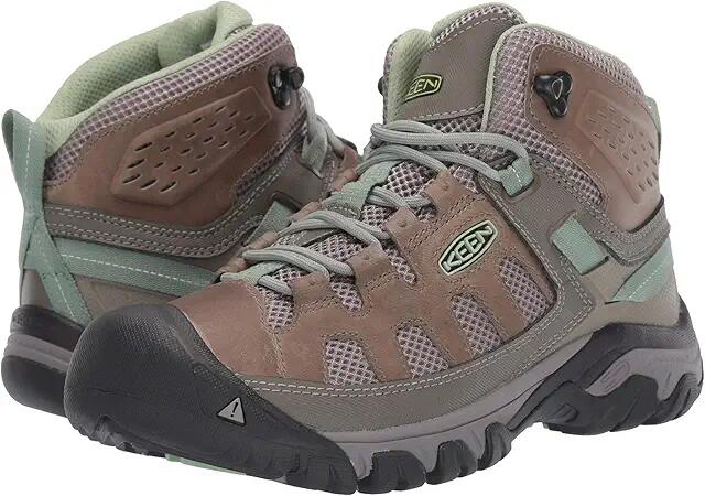 KEEN Targhee Vent Mid (Fumo/Quiet Green) Women's Shoes Cover