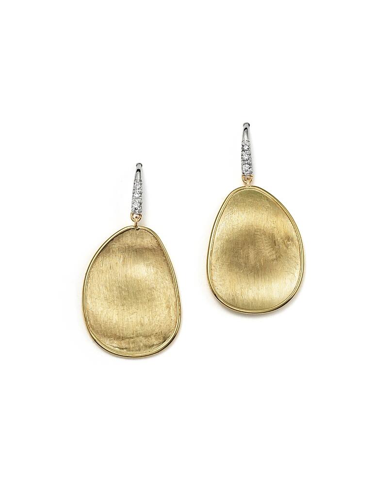 Marco Bicego 18K Yellow Gold and Diamond Lunaria Drop Earrings Cover