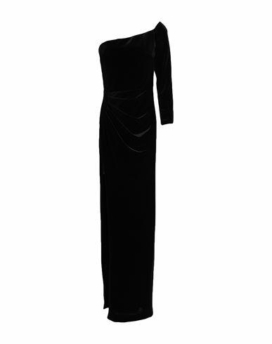 Gai Mattiolo Woman Maxi dress Black Polyester, Elastane Cover