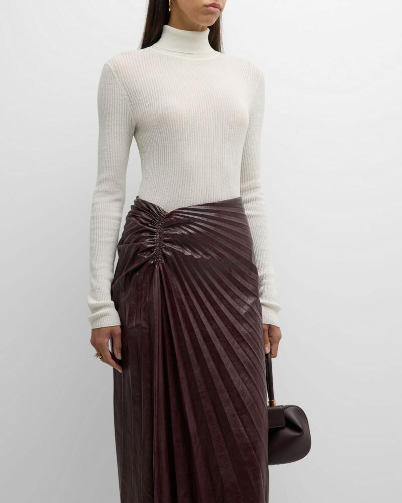 A.L.C. Jo Ribbed Turtleneck Top Cover