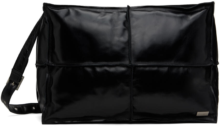 MM6 Maison Margiela Black Numeric Weekender Bag Cover