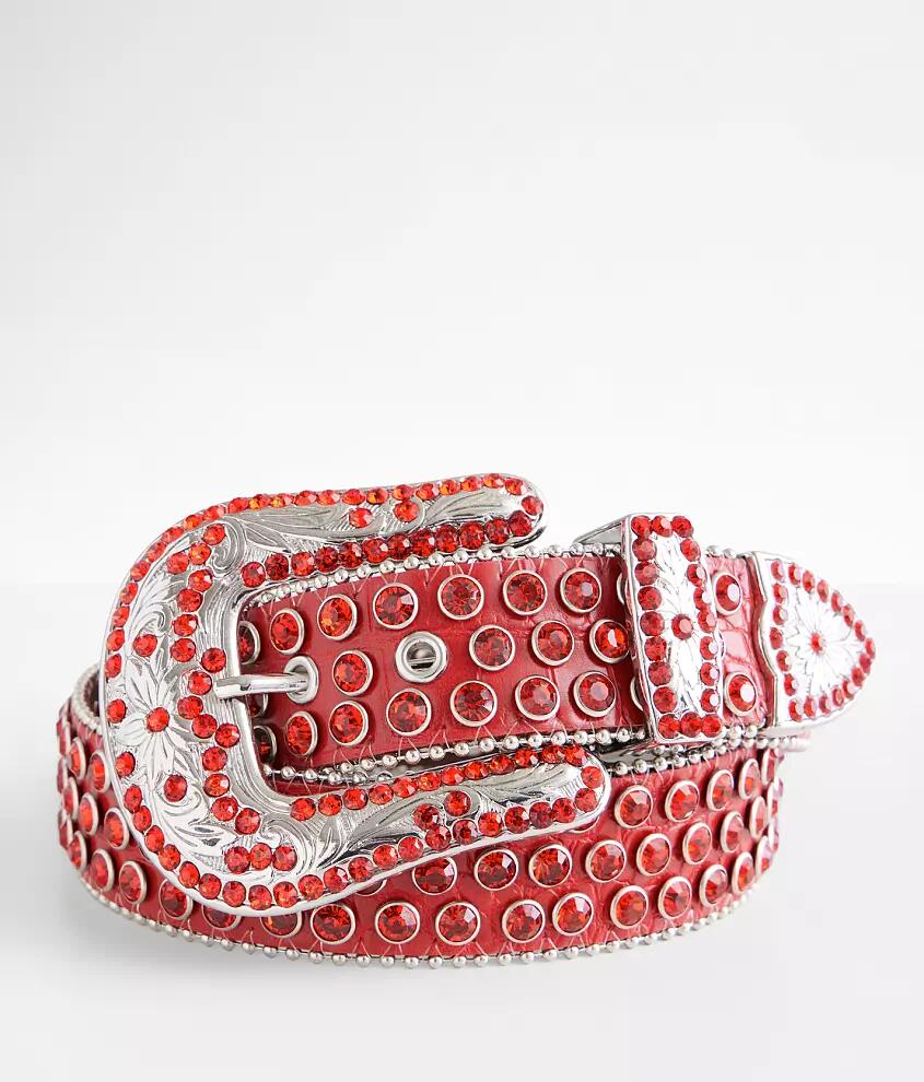 BKE Glitz Textured Leather Belt Cover