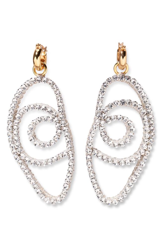 Lizzie Fortunato Crystal Jetty Drop Earrings in Gold Cover