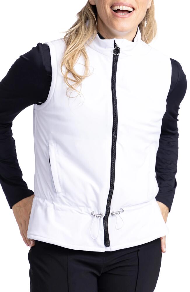 KINONA Layer Slayer Golf Vest in White Cover