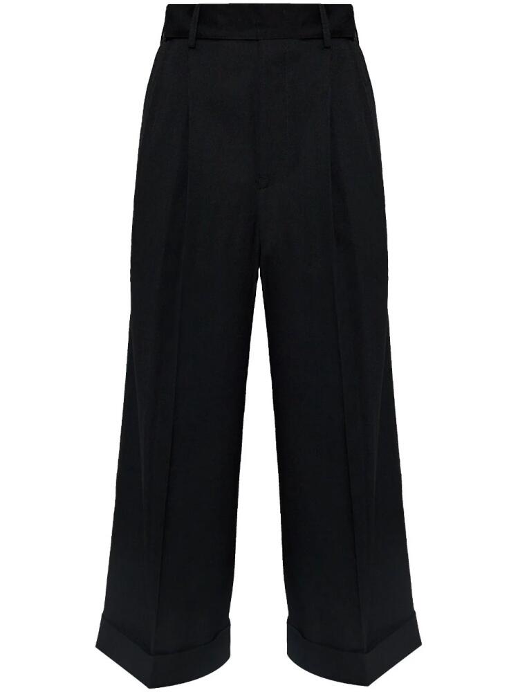 Yohji Yamamoto Pleated trousers - Black Cover