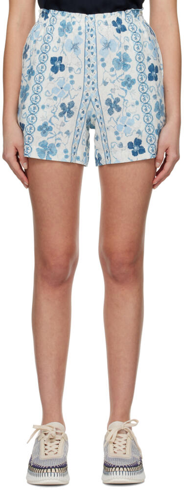 See by Chloé Blue Printed Boxer Shorts Cover