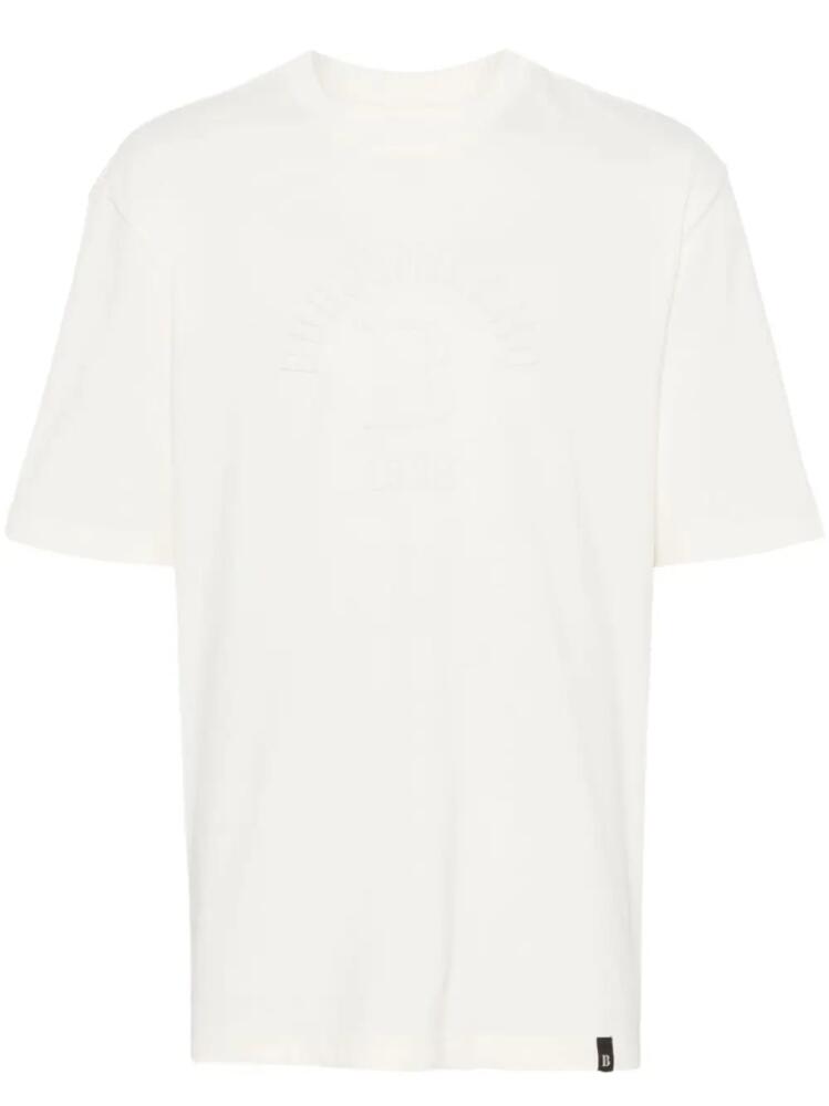 Boggi Milano logo-embossed T-shirt - White Cover