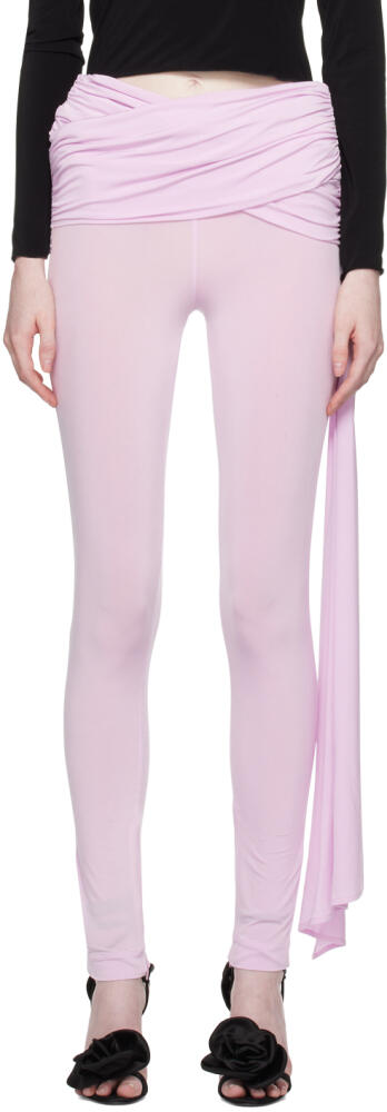 Magda Butrym Pink Layered Leggings Cover