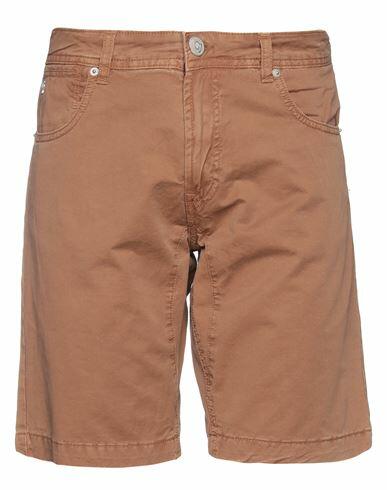 Gaudì Man Shorts & Bermuda Shorts Camel Cotton Cover