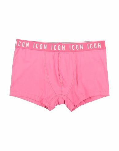 Dsquared2 Man Boxer Fuchsia Cotton, Elastane Cover