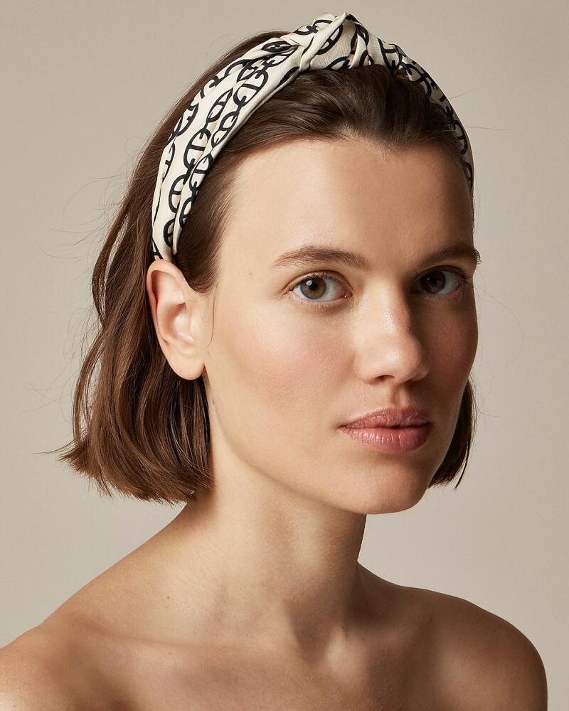 J.Crew Printed knot headband Cover