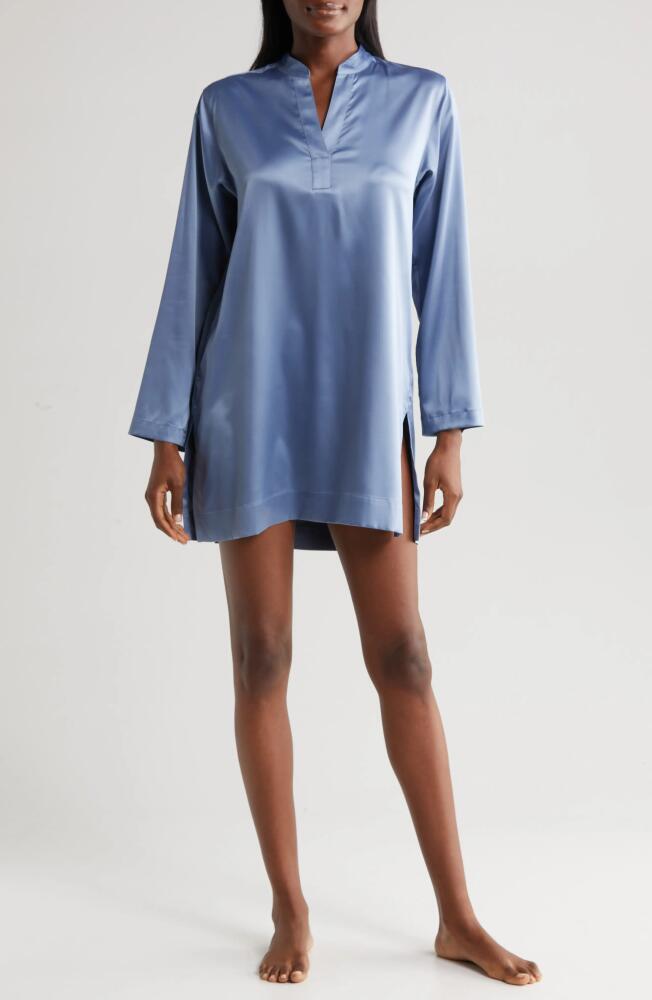 Natori The Getaway Satin Short Nightgown in Moon Mist Cover