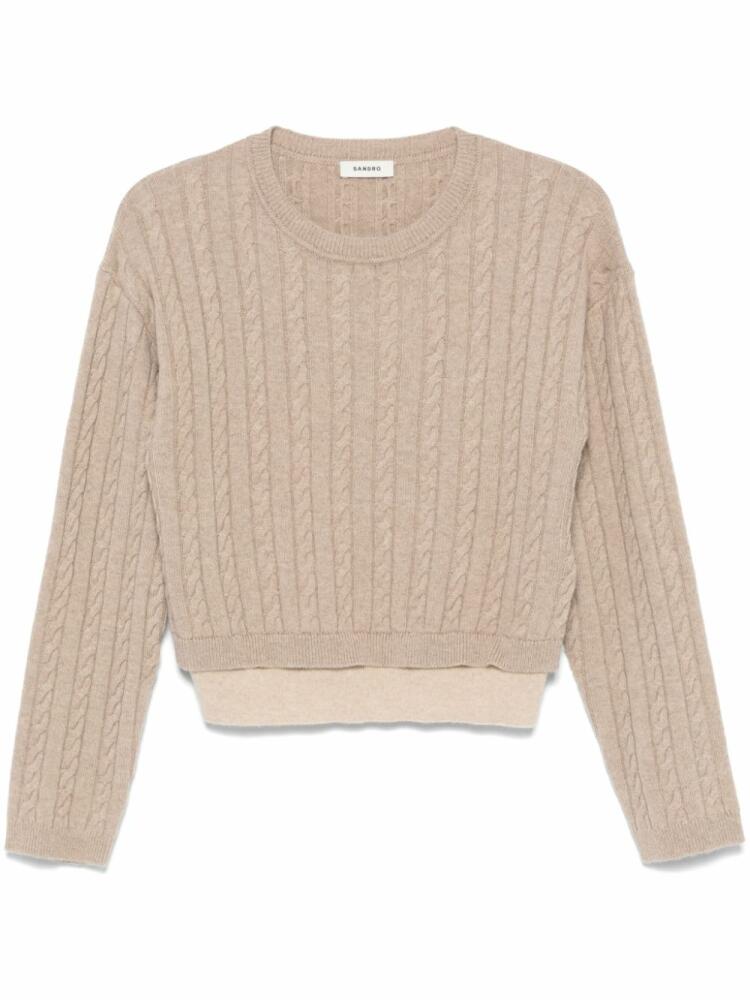 SANDRO Louis sweater - Brown Cover