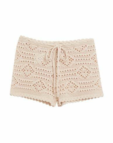 Saint Laurent Woman Shorts & Bermuda Shorts Blush Wool Cover