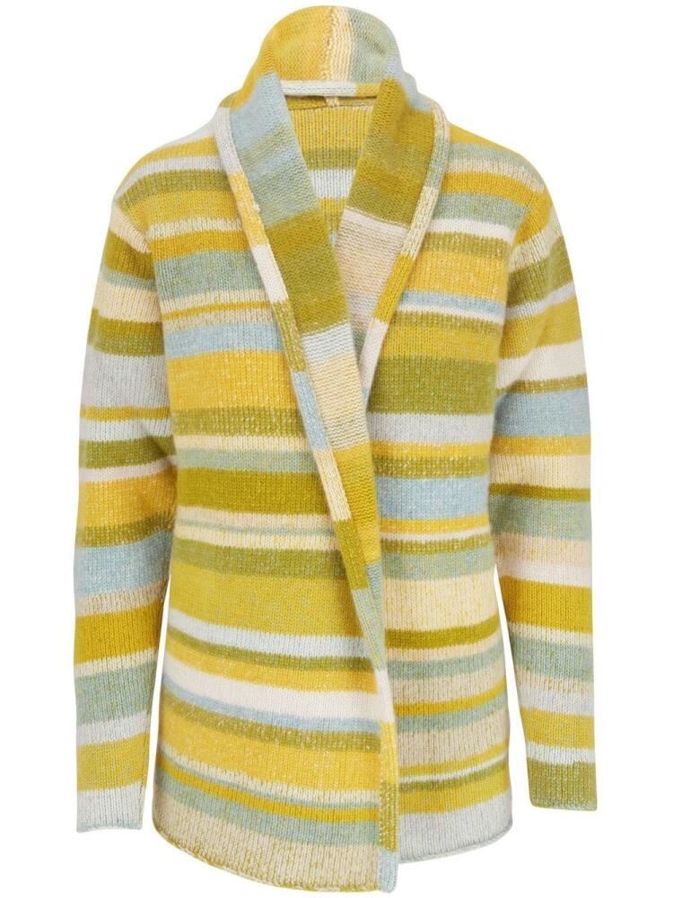 The Elder Statesman cashmere knitted cardigan - Blue Cover