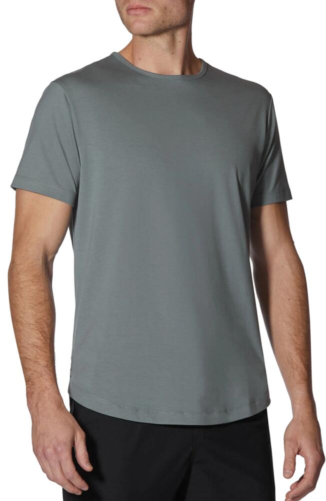 Cuts AO Curve Hem Cotton Blend T-Shirt in Sage Cover