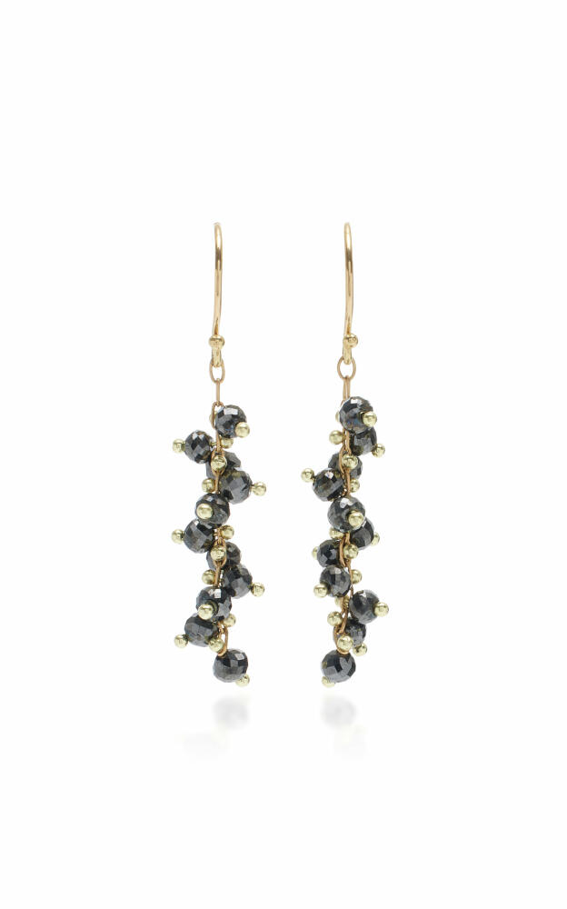 Ten Thousand Things - 18K Yellow Gold Black Diamond Earrings - Black - Gifts For Her Cover