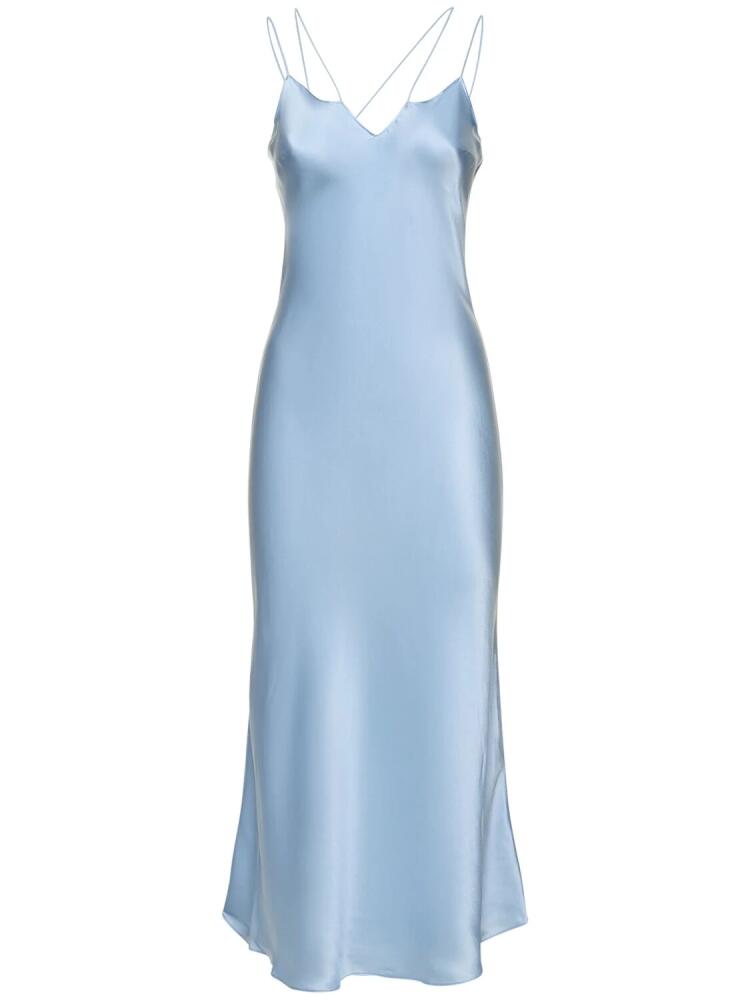 THE GARMENT Catania Silk Satin Slip Dress Cover