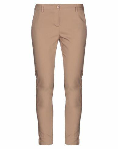 Berna Woman Pants Sand Cotton, Polyester, Elastane Cover