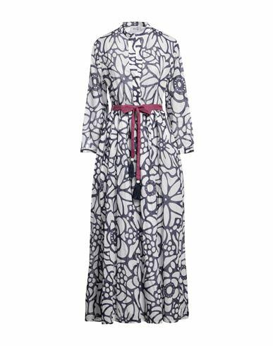 Niū Woman Maxi dress Navy blue Cotton Cover