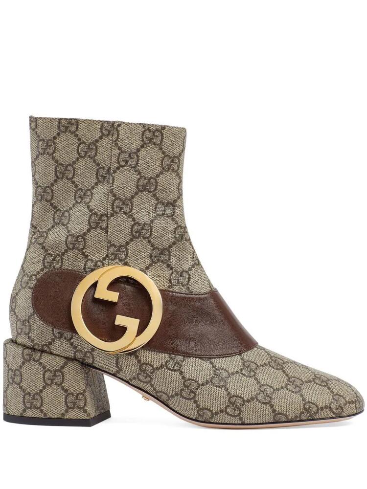 Gucci Blondie GG-Supreme boots - Neutrals Cover