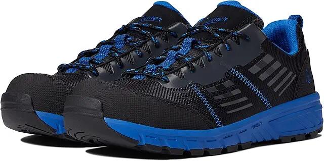 Danner Day One Safety Run Time 3 NMT (Black/Blue) Men's Shoes Cover