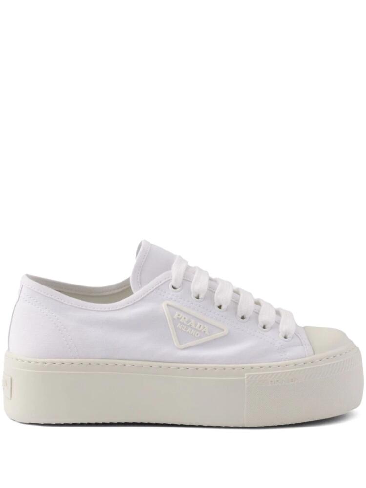 Prada lace-up sneakers - White Cover