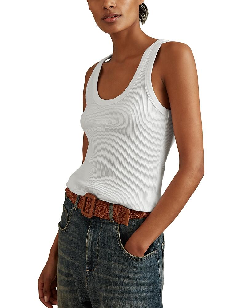 Reiss Elle Heavyweight Ribbed Tank Top Cover