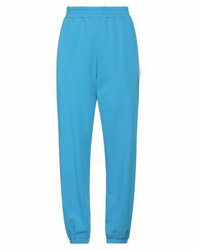 Haveone Woman Pants Azure Cotton Cover