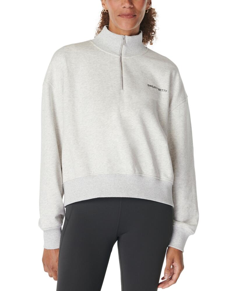 Sweaty Betty Revive Crop Half Zip Sweatshirt Cover