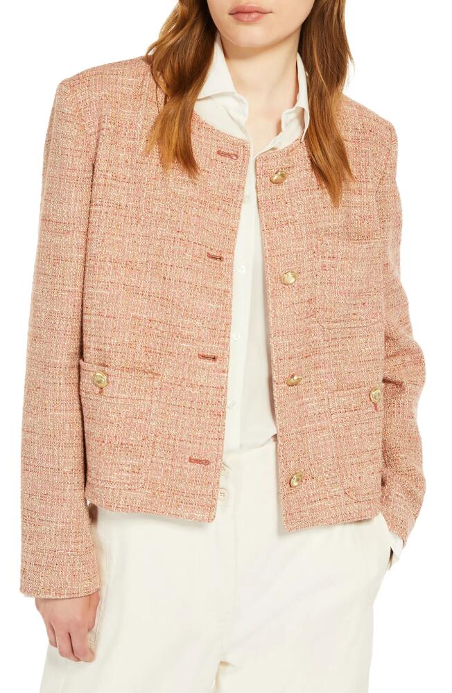 Weekend Max Mara Leda Tweed Jacket in Antique Rose Cover