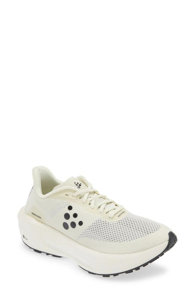 Craft Nordlite Ultra Running Shoe in Ash White/Black Cover