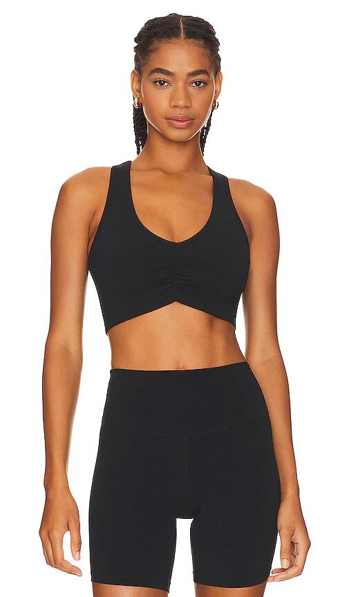 Splits59 Airweight Ruched Sports Bra in Black Cover