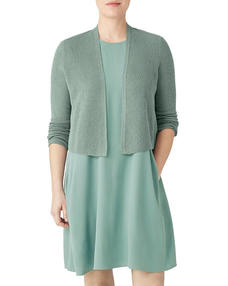 Eileen Fisher Organic Linen & Organic Cotton Open Cardigan Cover